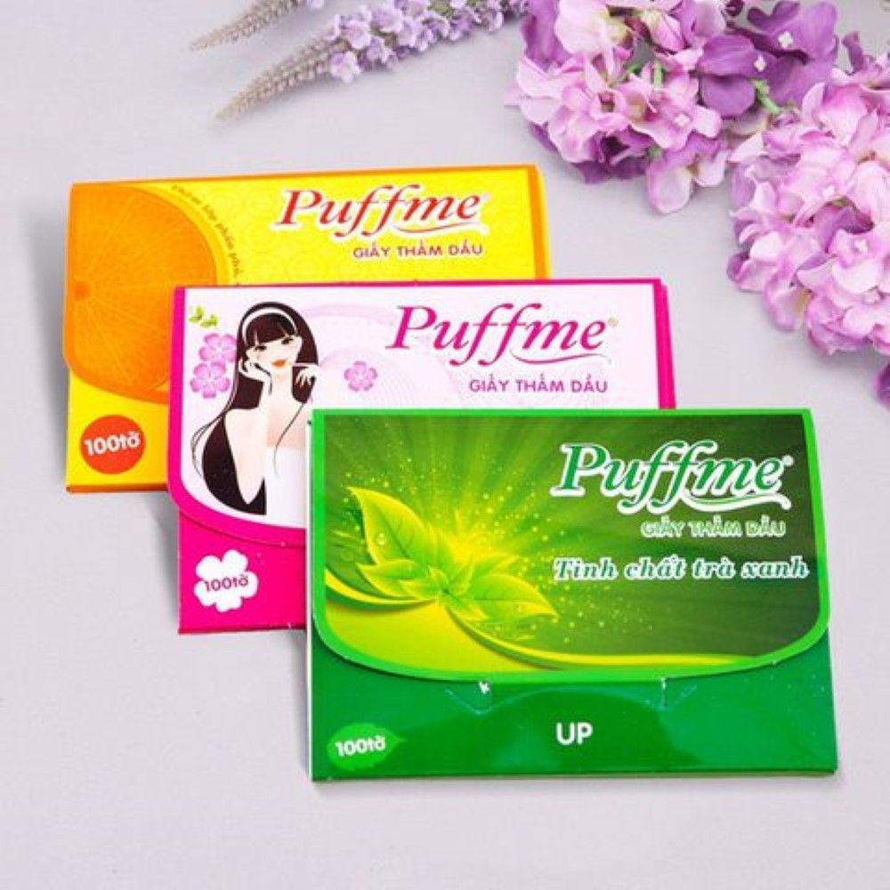  GIẤY THẤM DẦU PUFFME 100 TỜ 