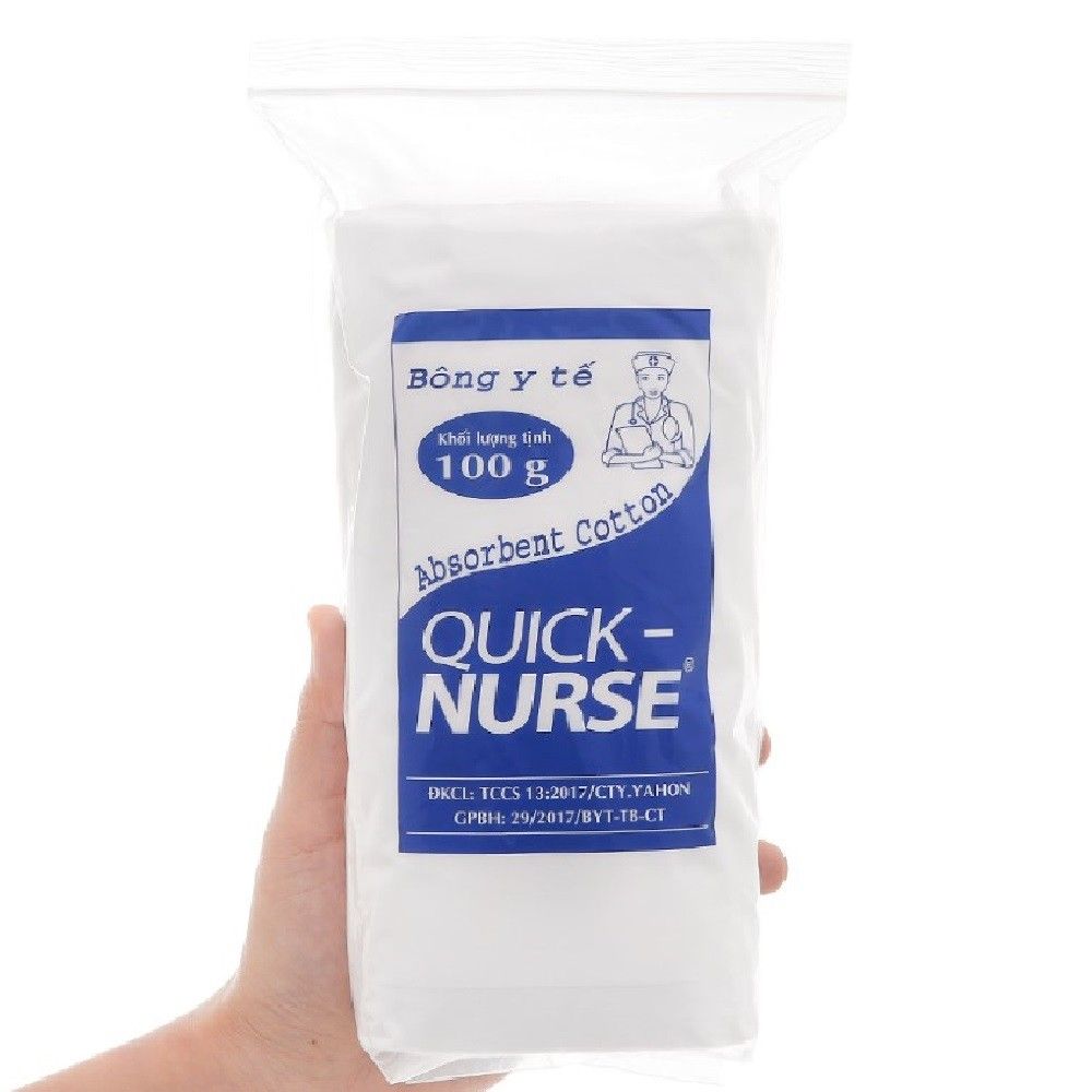  BÔNG Y TẾ QUICK NIRSE 100G 