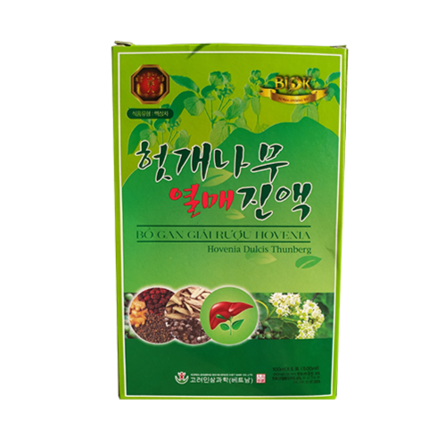  BỔ GAN GIẢI RƯỢU HOVENIA 100 ML* 15 GOI/ HOP 