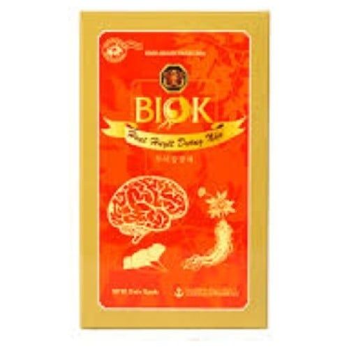  HOẠT HUYẾT DƯỠNG NÃO BIOK 7 70 ML 10 GÓI/ HỘP 