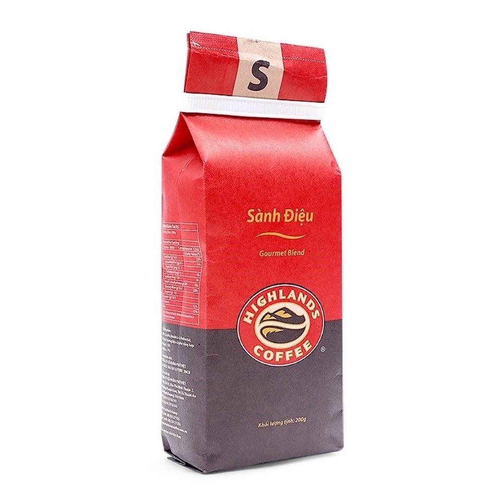  CÀ PHÊ RANG XAY HIGHLANDS COFFEE SÀNH ĐIỆU 200GR 