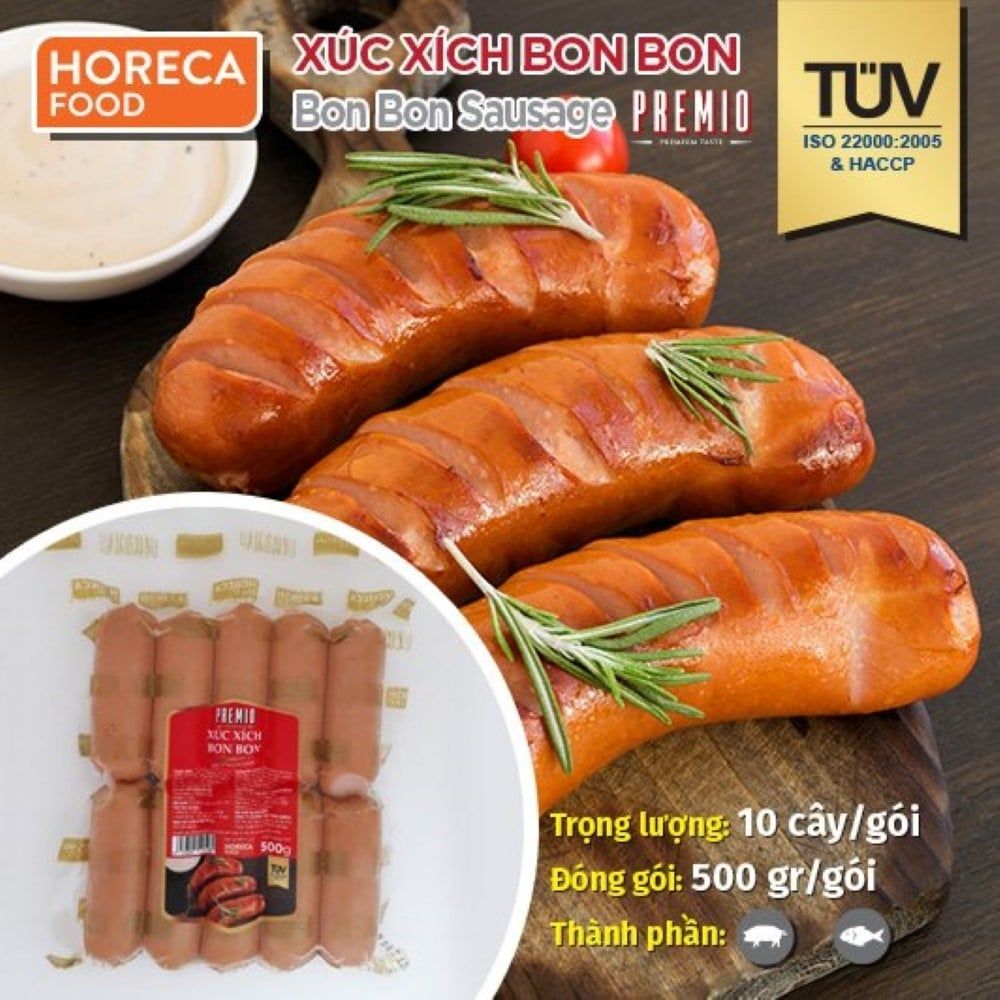  XÚC XÍCH BON BON HORECA 500G 