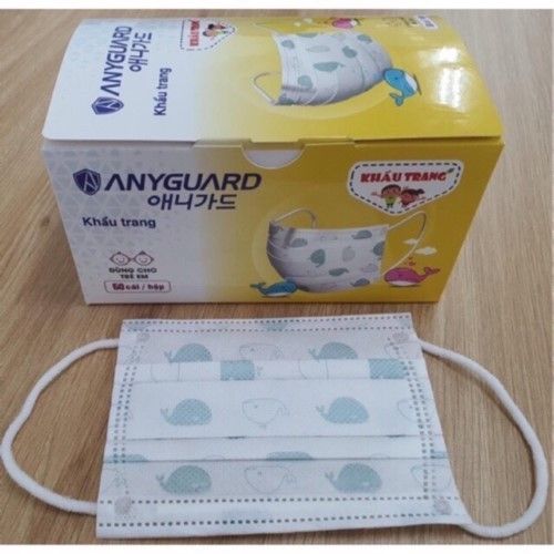  KHẨU TRANG ANYGUARD BABY HỘP 50 CÁI 