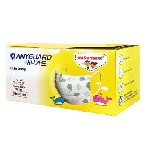  KHẨU TRANG ANYGUARD BABY HỘP 50 CÁI (NEW) 