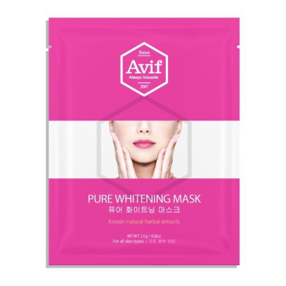  MẶT NẠ AVIF PURE DƯỠNG TRẮNG DA 