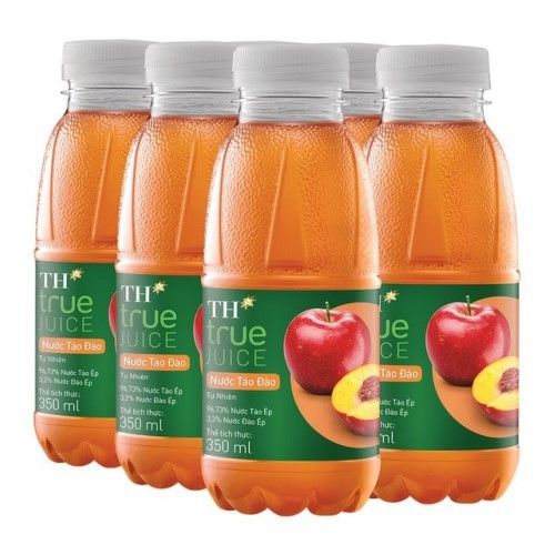  NƯỚC TÁO ĐÀO TH TRUE JUICE 350ML 