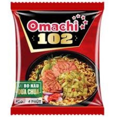  MÌ OMACHI 102 BÒ NẤU DƯA CHUA 120GR 