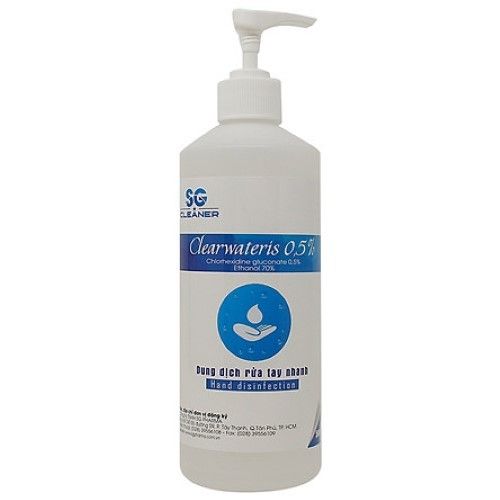  DUNG DỊCH RỬA TAY NHANH CLEARWATERIS 0.5% 500ML 