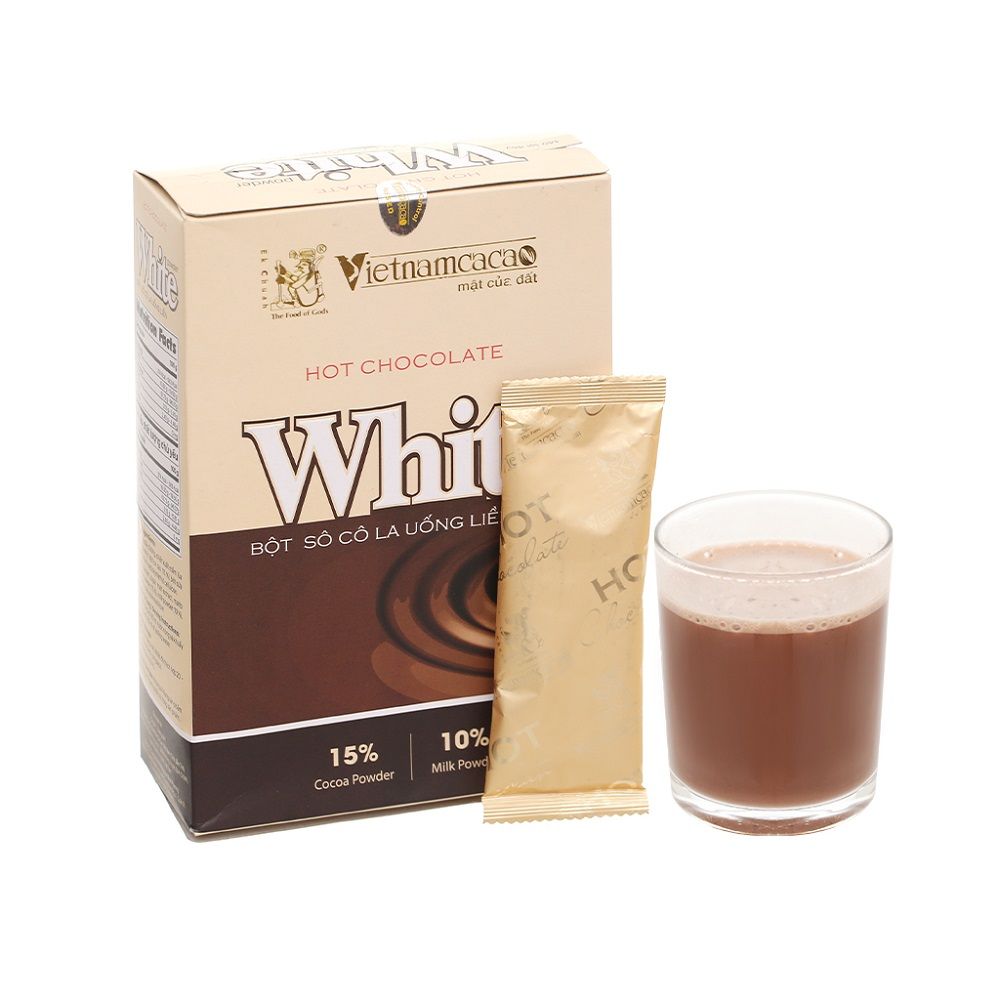  BỘT VINACACAO HOT CHOCOLATE WHITE 300G 