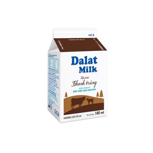  SỮA TƯƠI DALAT MILK SOCOLA 180ML 