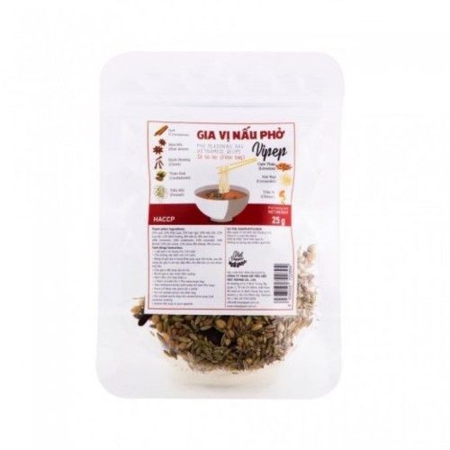  GIA VỊ NẤU PHỞ VIPEP 25G 