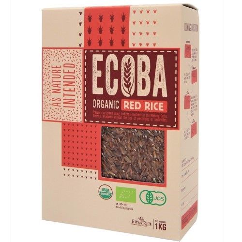  GẠO HỮU CƠ HUYẾT RỒNG ECOBA 1KG 