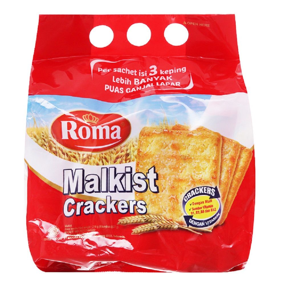  BÁNH MALKIST CRACKERS 8X27G 