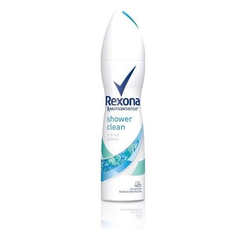  XỊT KHỬ MÙI REXONA SHOWER CLEAN 150ML 