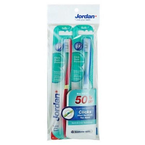  BÀN CHẢI ĐÁNH RĂNG JORDAN CLICK GUM PRO PACK 2 