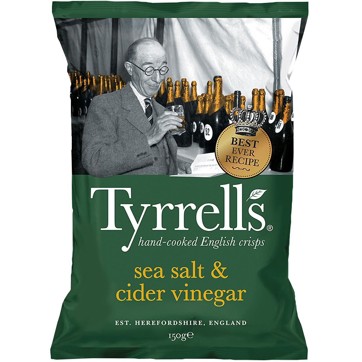  KH.TAY TYRRELLS SALTED&VINEGAR 150G 