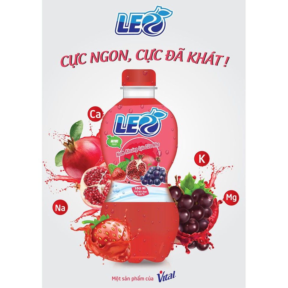  NUOC TANG LUC LEO LUU NHO DAU 350ML*24 