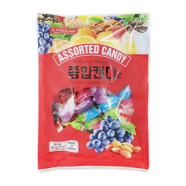  KEO DEO ILKWANG TRAI CAY TONG HOP HAN QUOC 140G 