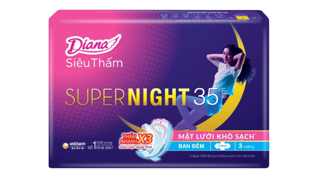  DIANA BĂNG VỆ SINH NIGHT 35CM 