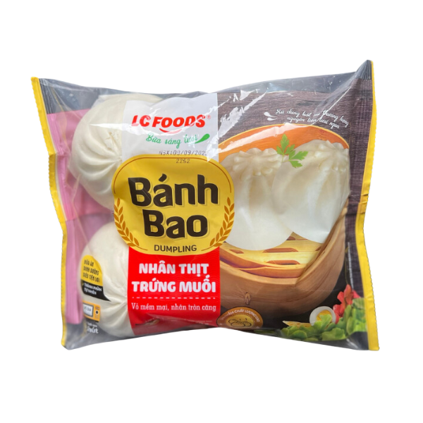  BANH BAO NHAN THIT & TRUNG MUOI LC FOOD 400G 