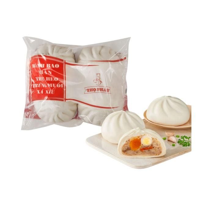  BANH BAO NHAN THIT HEO TRUNG MUOI - XA XIU 190G*4 