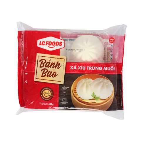  BANH BAO XA XIU TRUNG MUOI LC FOOD 400G 