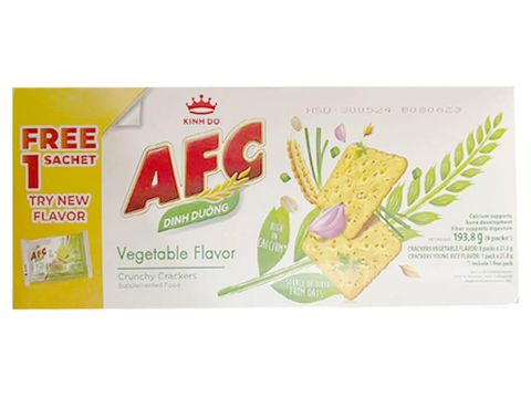  BÁNH AFC DINH DƯỠNG RAU CẢI 200G 