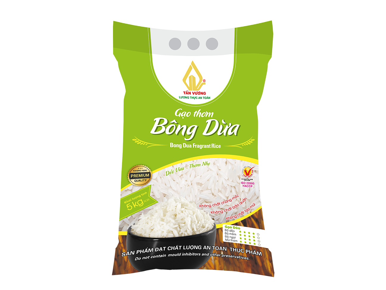  GAO THOM BONG DUA 5KG 