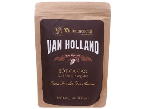  BỘT CACAO VAN HOLLAND - CÓ ĐƯỜNG 500G 