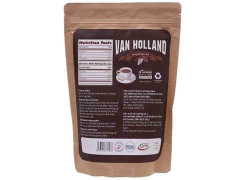  BỘT CACAO VAN HOLLAND - KHÔNG ĐƯỜNG 500G 