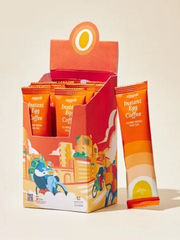  CAFE TRỨNG HÒA TAN EGGYOLK 12 GÓI 