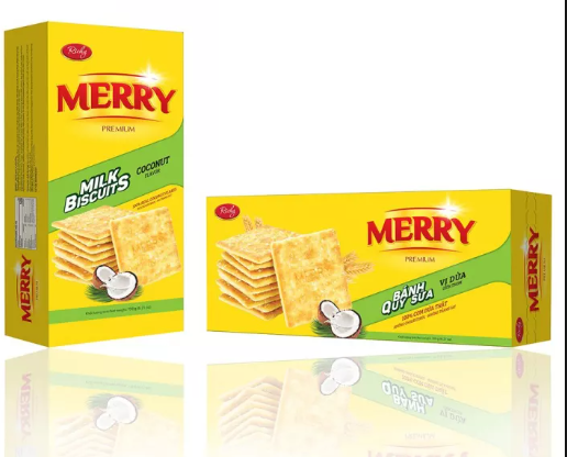 BANH MERRY GOLD SUA DUA HOP 198G – BON GROCER
