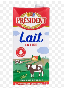  SUA PRESIDENT FULL CREAM 3.5% 1L 