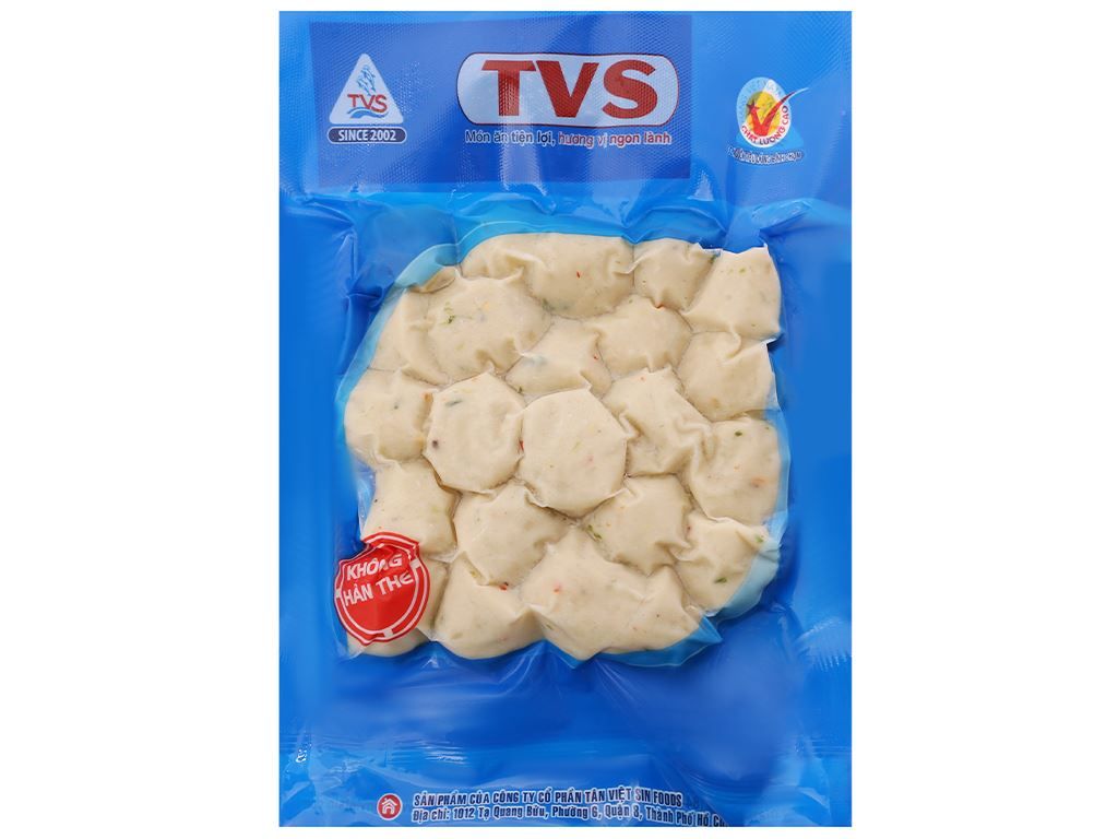  CHẢ CÁ TRỨNG CÚT TÂN VIỆT SIN 500G 