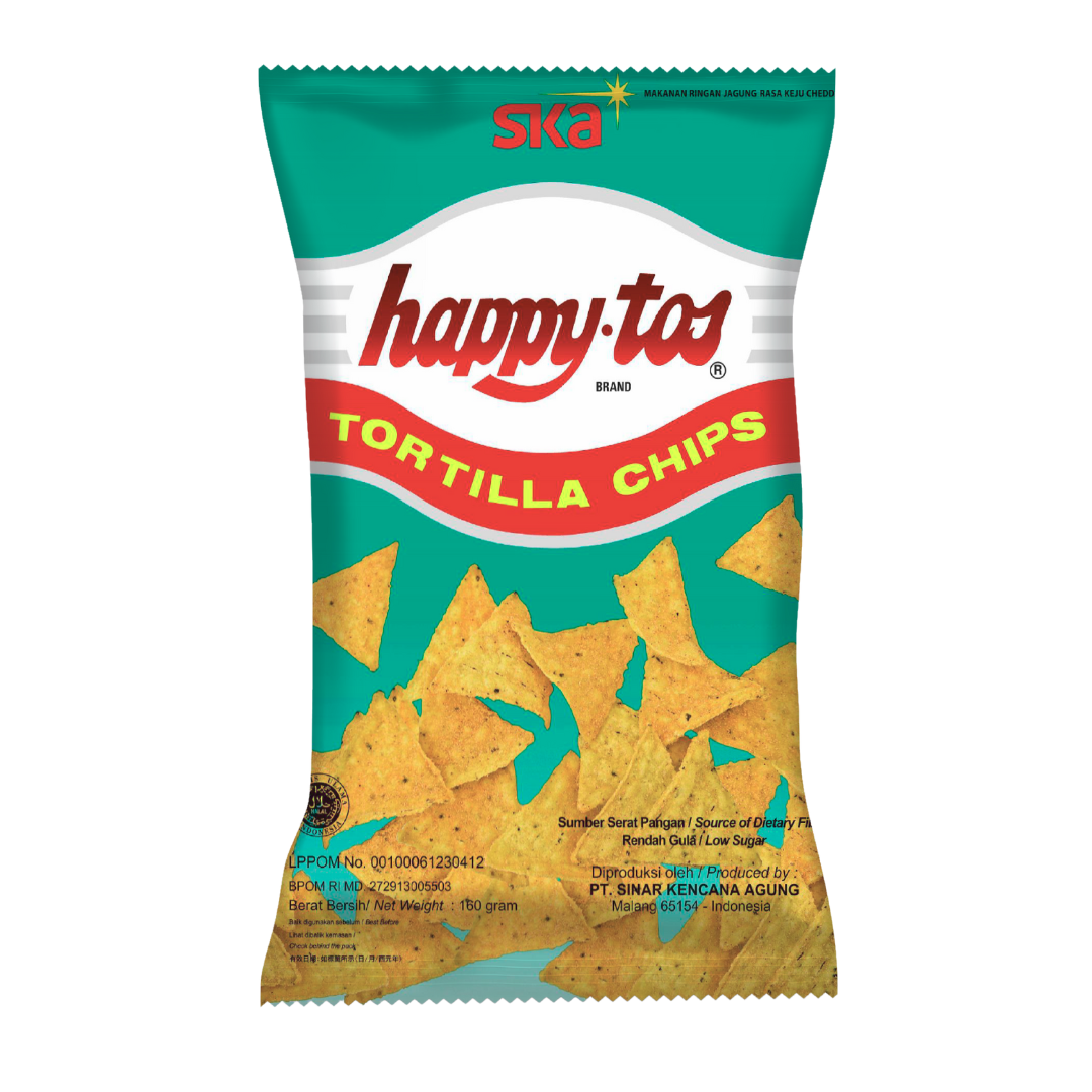  SNACK  HAPPY TOS BAP PHOMAI CHEDDAR 160G*16 