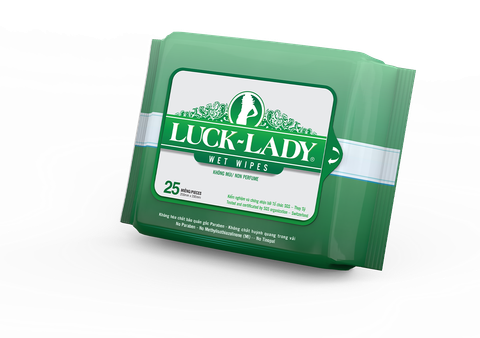  KHĂN ƯỚT LUCK LADY KHÔNG MÙI 25 TỜ 