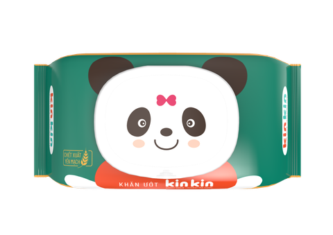  KHĂN ƯỚT KIN KIN KHÔNG MÙI CÓ NẮP 100 TỜ 