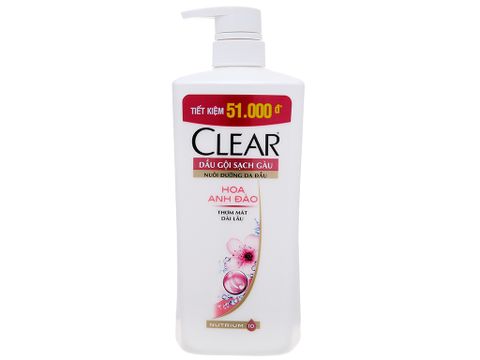  DẦU GỘI CLEAR HOA ANH ĐÀO BĂNG LẠNH 630G 