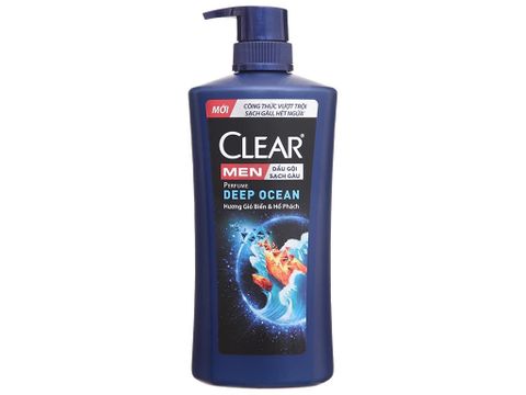  DẦU GỘI CLEAR MEN NƯỚC HOA DEEP OCEAN 600G 