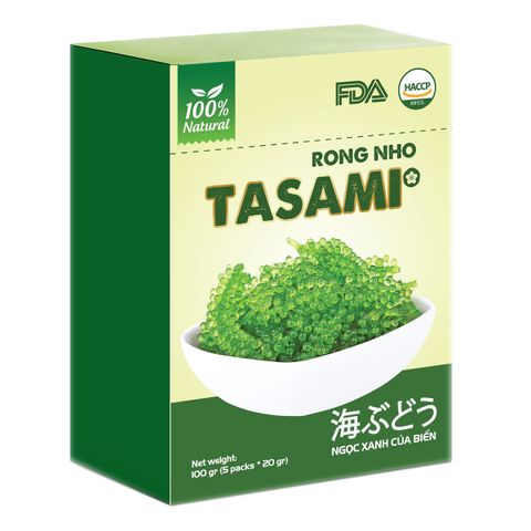  RONG NHO TÁCH NƯỚC TASAMI 100G( 20G*5GÓI ) 
