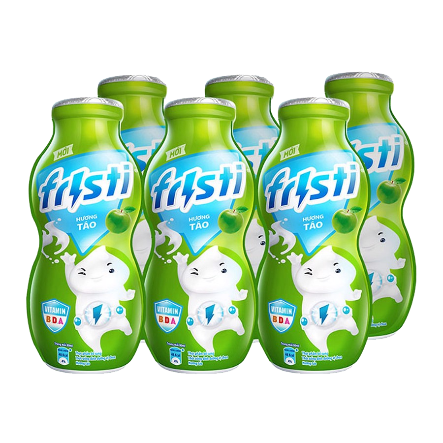  SỮA UỐNG TIỆT TRÙNG FRISTI LADY TÁO CHAI 80MLX6 