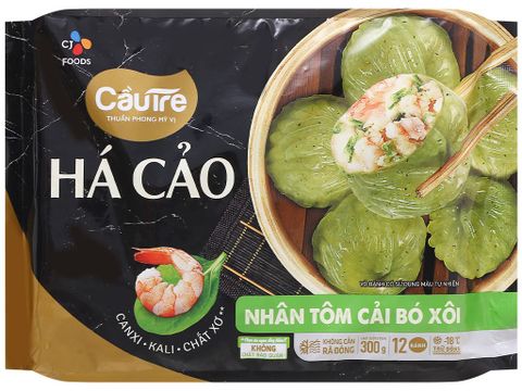  HÁ CẢO NHÂN TÔM CẢI BÓ XÔI 300G 
