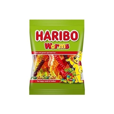  KẸO DẺO HARIBO WORMS 80G 