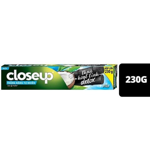  KEM ĐÁNH RĂNG CLOSE UP TRẮNG SÁNG TỰ NHIÊN 230G 