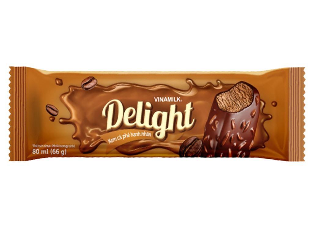  KEM CÀ PHÊ HẠNH NHÂN DELIGHT VINAMILK 80ML 