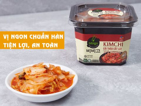  KIM CHI CẢI THẢO CẮT LÁT 500G BIBIGO 