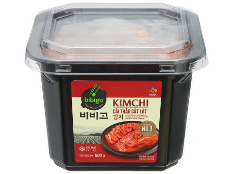 KIM CHI CẢI THẢO CẮT LÁT 500G BIBIGO 