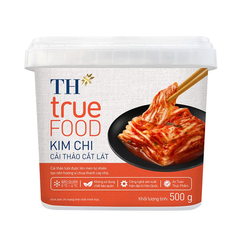  KIM CHI CAI THAO CAT LAT TH TRUE FOOD 500G T12 