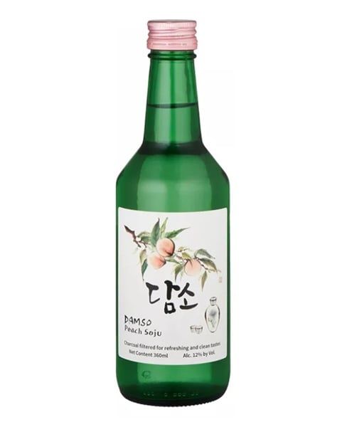  RUOU SOJU HAN QUOC DAMSO VI DAO 360ML 