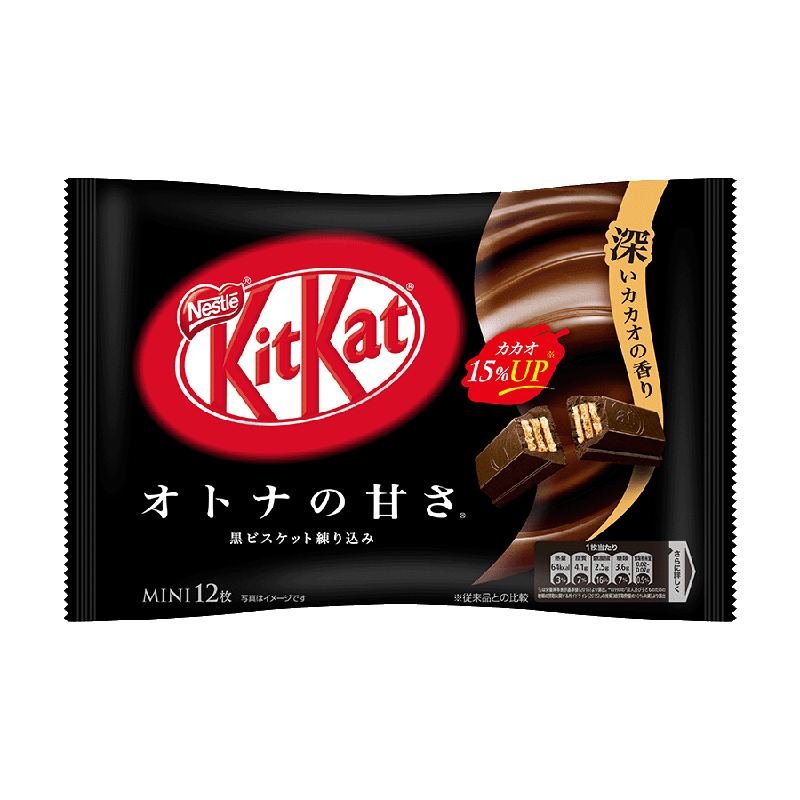  BANH XOP SCL KITKAT MINI DARK 130G 